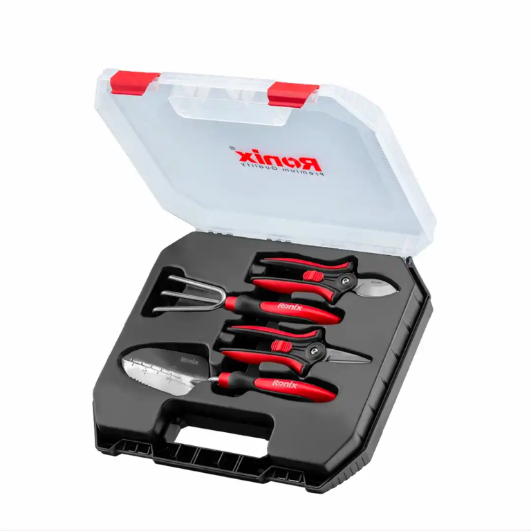 [RS-0011] Kit di Attrezzi da Giardino Portatile per Balcone 4pz