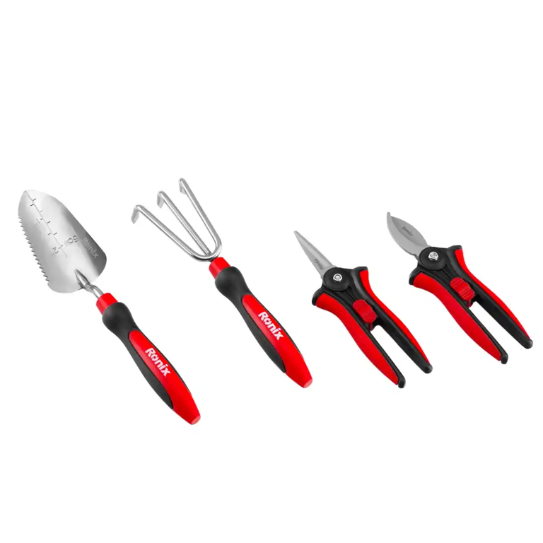 [RS-0011] Kit di Attrezzi da Giardino Portatile per Balcone 4pz