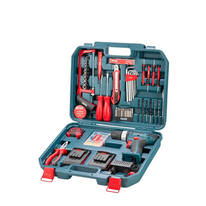 [RS-8018] Set di avvitatori a batteria 18V - 53 pezzi con attrezzi manuali - 10mm - 30N.m
