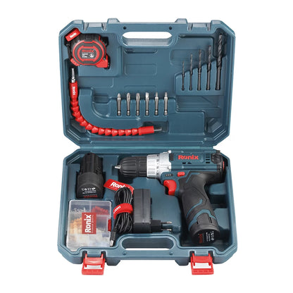[RS-8613] Set di Avvitatori a Percussione Cordless 12V - 19 pezzi