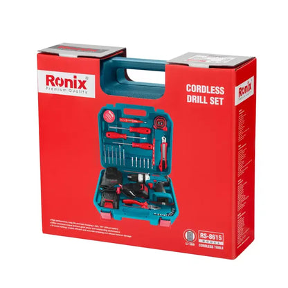 [RS-8615] Set di Avvitatori a Percussione Cordless 16V - 33 pcs