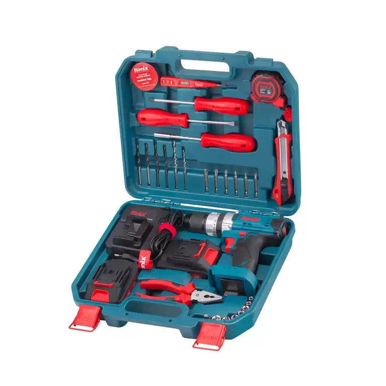 [RS-8615] Set di Avvitatori a Percussione Cordless 16V - 33 pcs