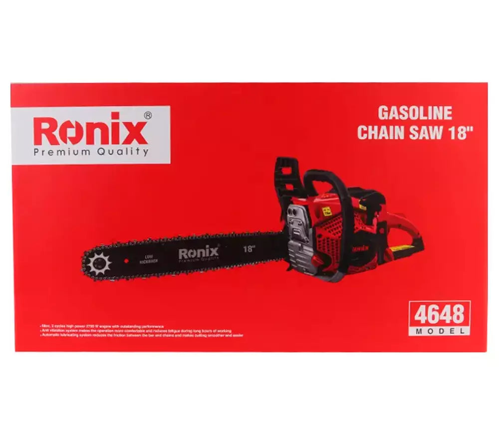 RONIX : 4648  Motosega a Benzina 2700W-45cm