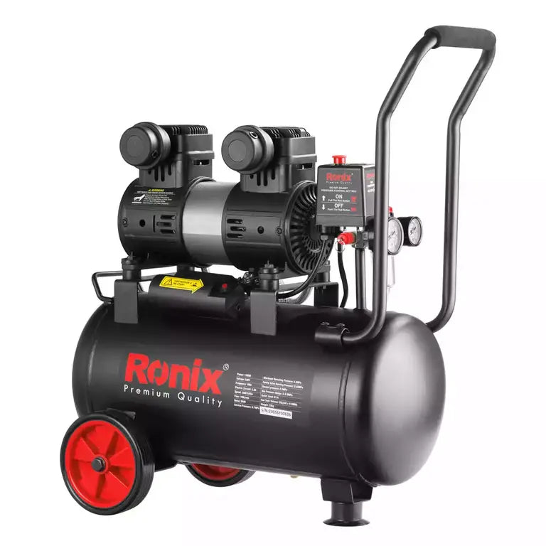 RONIX : RC-2512  Compressore d'Aria Silenziato 25L-1380W