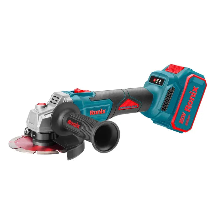 RONIX 8680 20V Brushless Cordless Smerigliatrice Angolare 125m