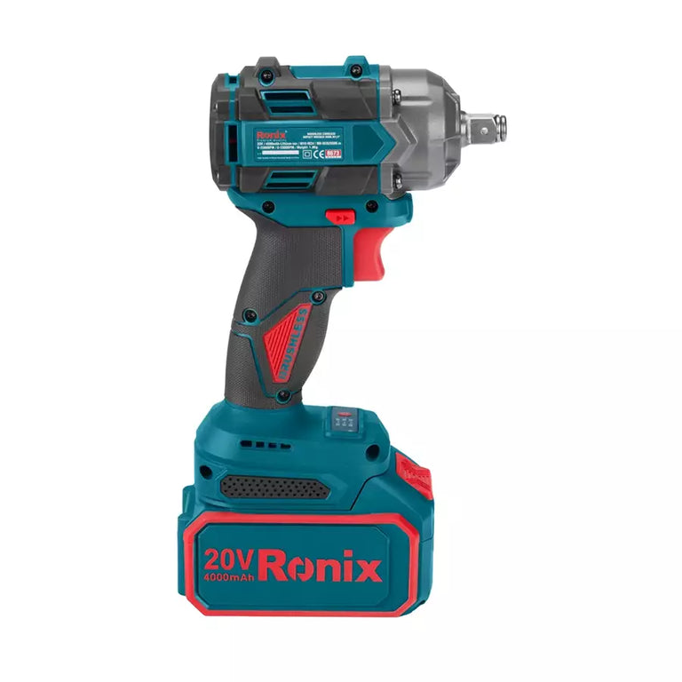 RONIX 8673 20V Brushless Cordless Avvitatore ad Impulsi 1/2 inch-500N.m