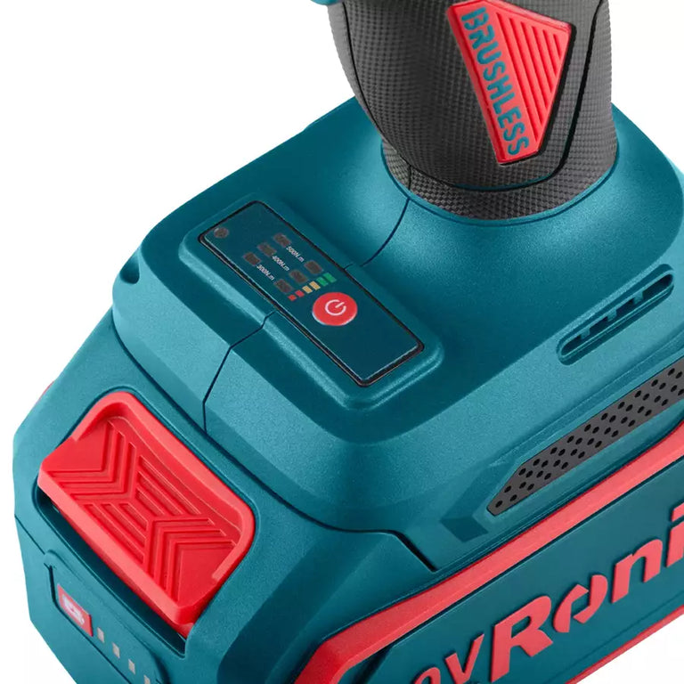 RONIX 8673 20V Brushless Cordless Avvitatore ad Impulsi 1/2 inch-500N.m