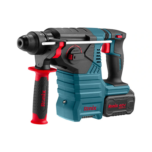 RONIX : 8910-40V Brushless Cordless Martello Perforatore Kit 2.4 J – 28 mm